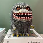 Furry creature monster & unique alien design, funny and ugly creature doll