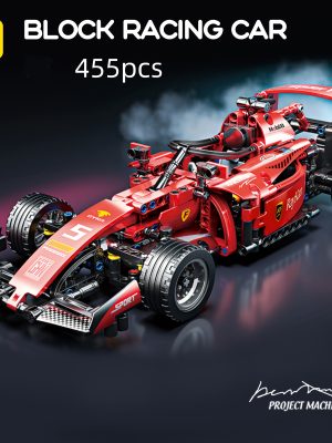 Building block car children's gift, Diy building block set, sports car toy