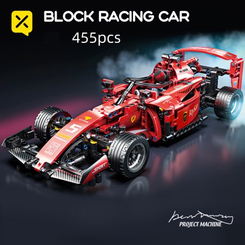 Building block car children's gift, Diy building block set, sports car toy