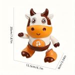Interactive music, glowing dance, cow toy