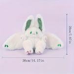 Cute white bat rabbit plush toy