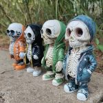 Trendy street skeleton doll ornaments