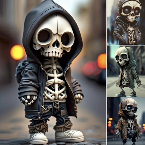Trendy street skeleton doll ornaments