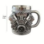V8 engine resin decorative cup