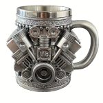 V8 engine resin decorative cup