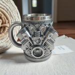 V8 engine resin decorative cup