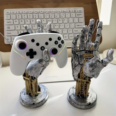Cyberpunk 3D Printed Handle - Sci Fi Mechanical Style Decoration