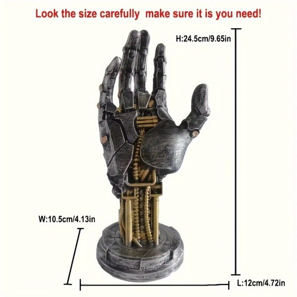 Cyberpunk 3D Printed Handle - Sci Fi Mechanical Style Decoration