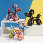 Colorful Dog Sculpture Art Decoration