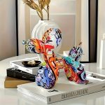 Colorful Dog Sculpture Art Decoration