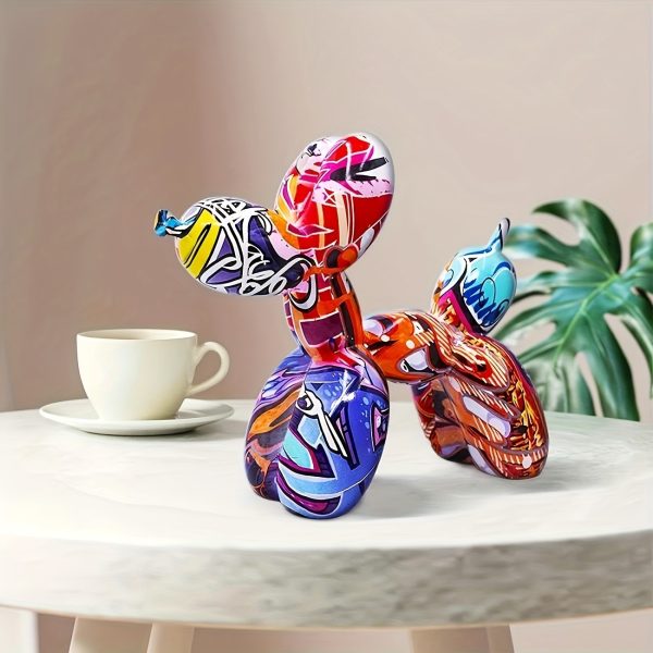 Colorful Dog Sculpture Art Decoration