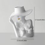 Simple Goddess Flower Arrangement Resin Ornament