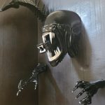Alien demon monster decoration horror art statue