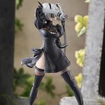 Dynamic Sword Swinging Female Anime Statue