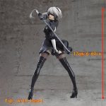 Dynamic Sword Swinging Female Anime Statue